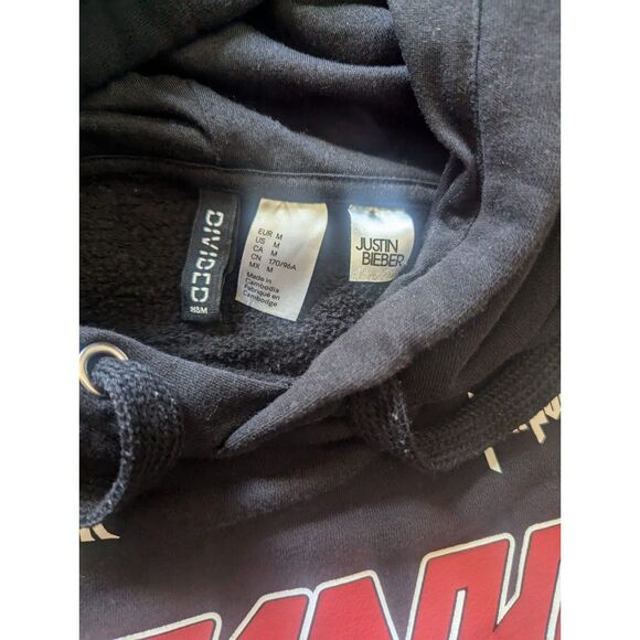 Justin Bieber Stadium Tour Cropped Hoodie - H&M Divided - Size M 🔥 - Picture 4 of 4